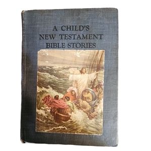 vintage book "A child's New testament Bible stories" by M.P. Athy